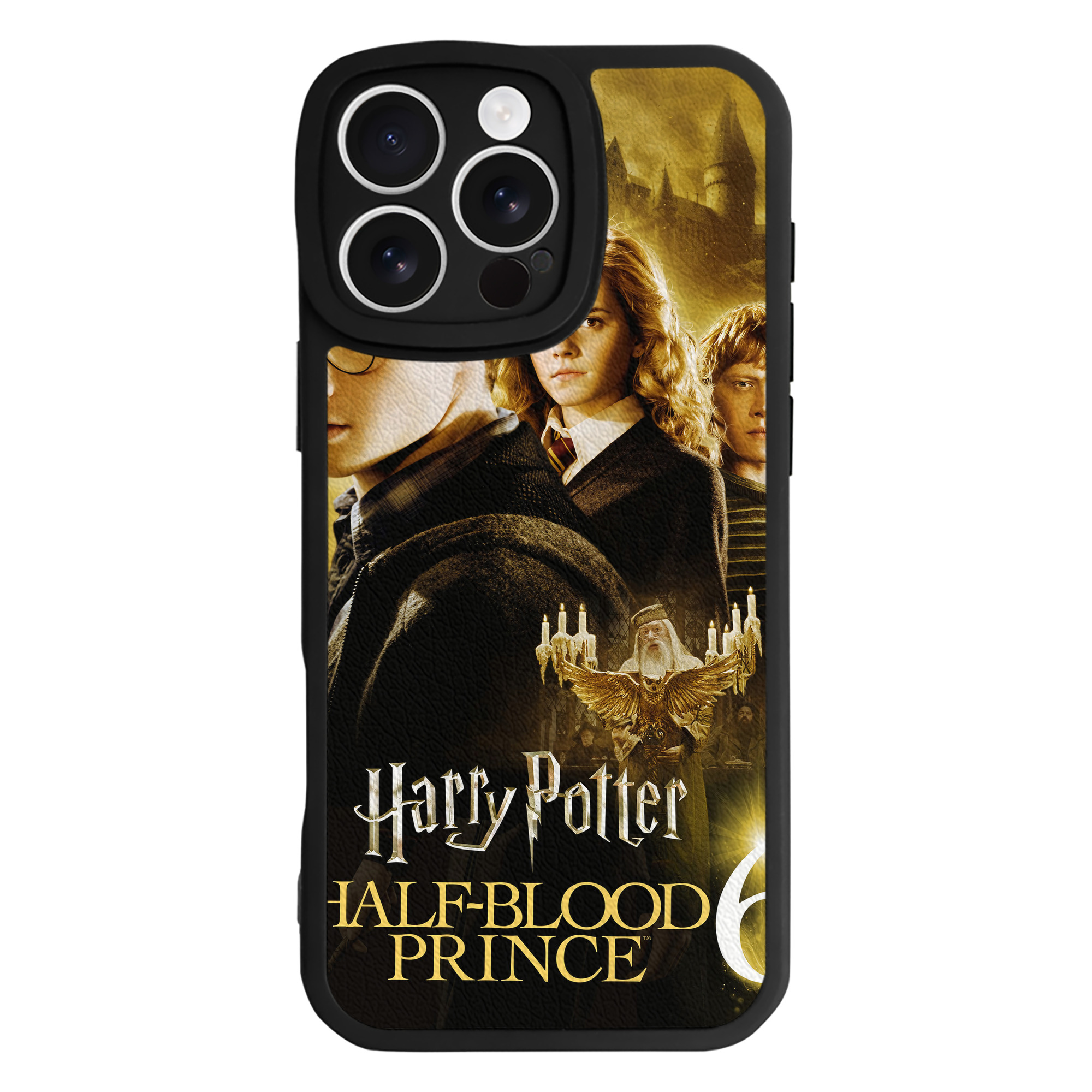 （画像用） Harry Potter ハリー・ポッターシリーズ 【iPhone 16シリーズ対応】シリコンスマホケース（レザー調） 材質：シリコン
